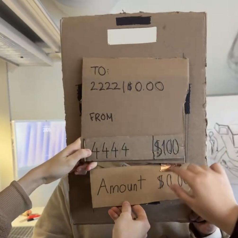 This is the user transferring their funds to another account.