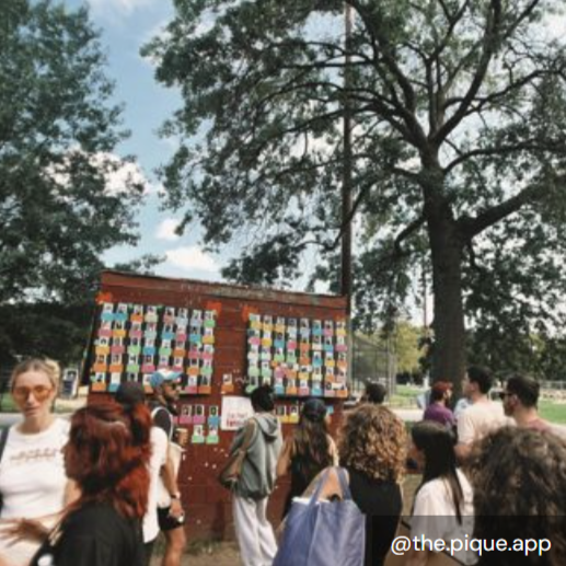 Trend (Technology: Wise Tech) <br><br> This category is about the convergence of human and machines to create technology. Creating technology to assist humans rather than replace them, finding the balance between the two. <br><br> It is looking to merge human centered designs with the capabilities of technology to create something that is optimal while staying friendly and considering humans. <br><br> The Pique app “singles wall”, an outdoor wall where people looking to date are able to place a picture with contact info onto it. <br><br> There isn't any specific statistic in terms of actual numerical stats, but the important piece of data that I noticed was that technology should assist humans rather than do things in their place. This sort of pushed my ideas to create something that can assist people in a way, being a helpful technological tool.